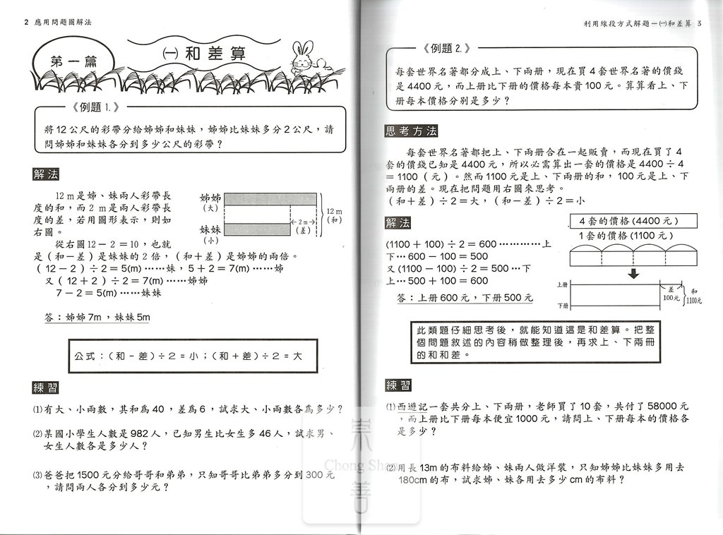 百世國小最新應用問題圖解法中年級 崇善網路書店 專注於網路參考書升學書籍專賣