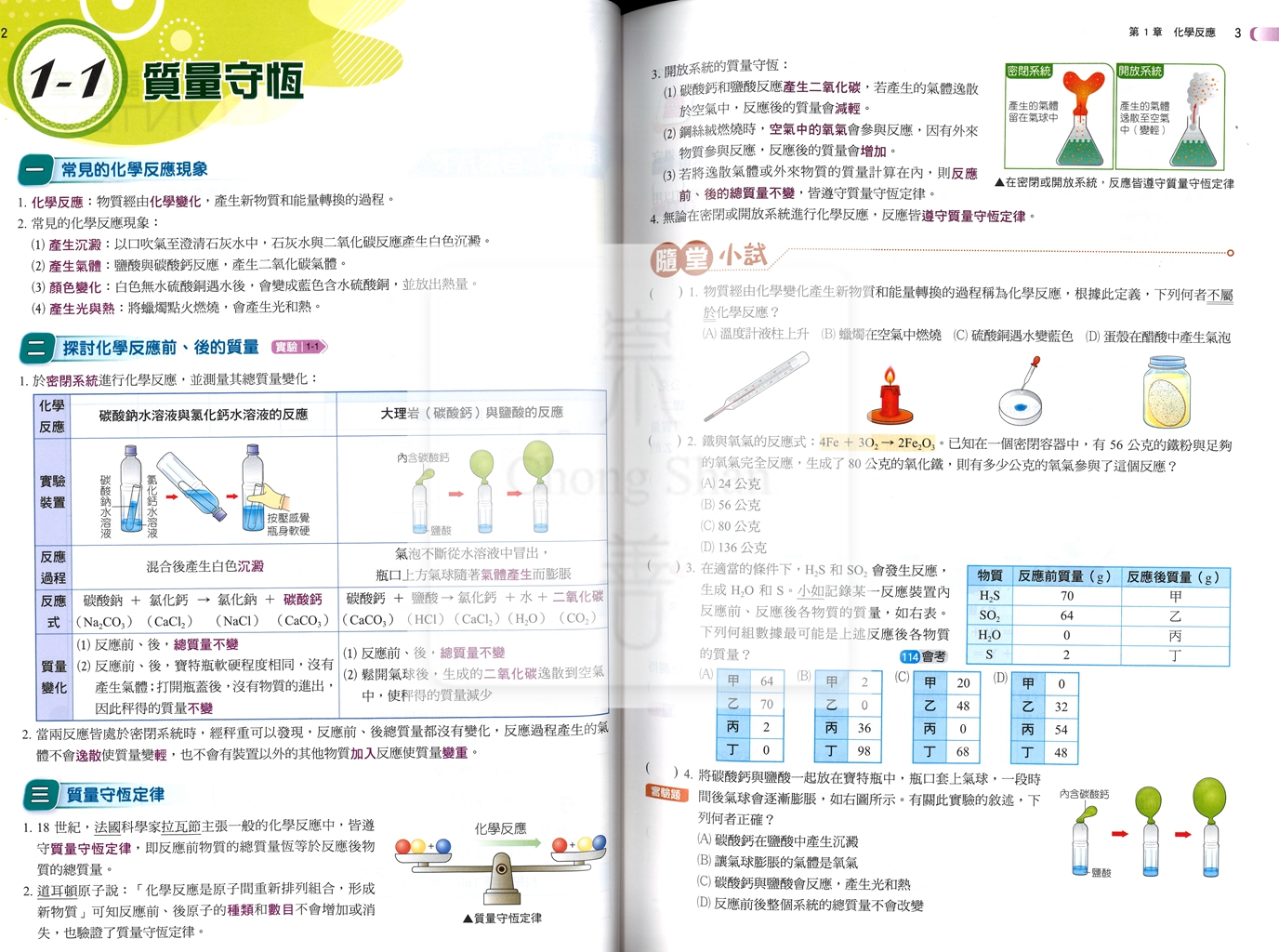 【國中114下】明霖國中 康版課堂筆記 自然4