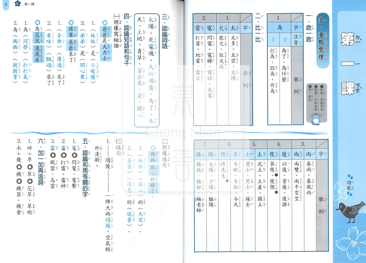 【國小114下】明霖國小課堂評量-南版國語1下