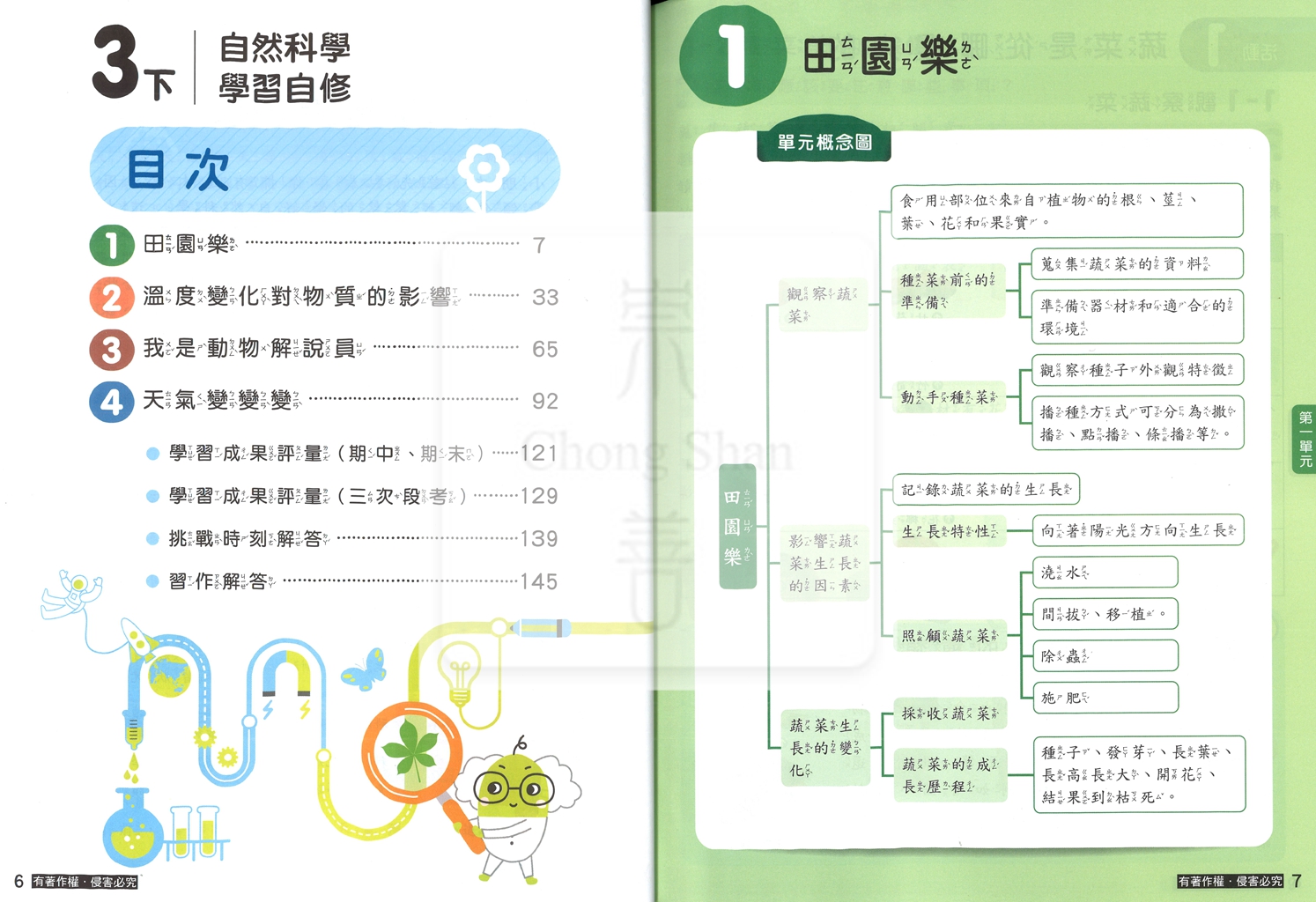 【國小114下】康軒國小新挑戰學習自修-自然3下