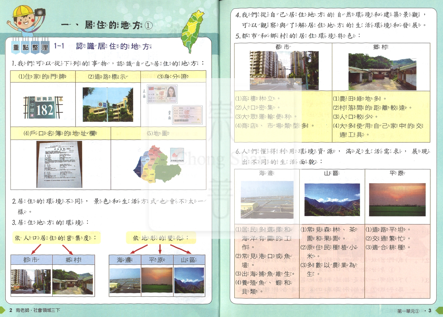 【國小114下】良品國小 南版 安親班專用講義式評量-社會3下