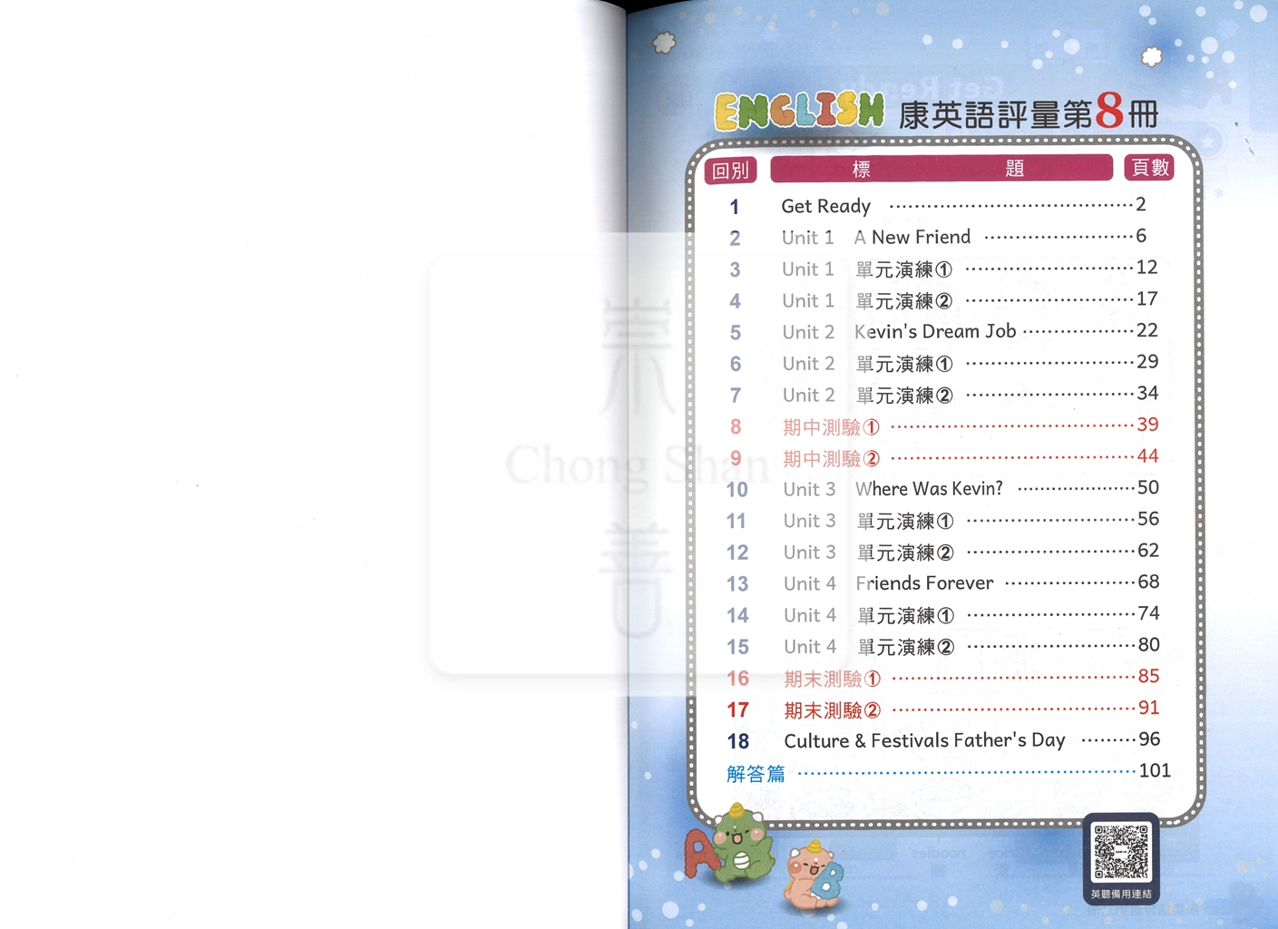 【國小114下】良品國小 講義式評量 英語 康W8