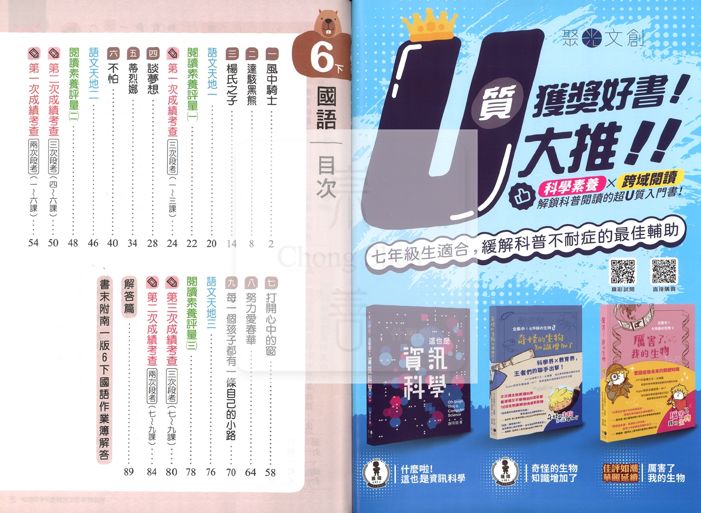【國小114下】南一國小 新超群學習成就評量-國語6下