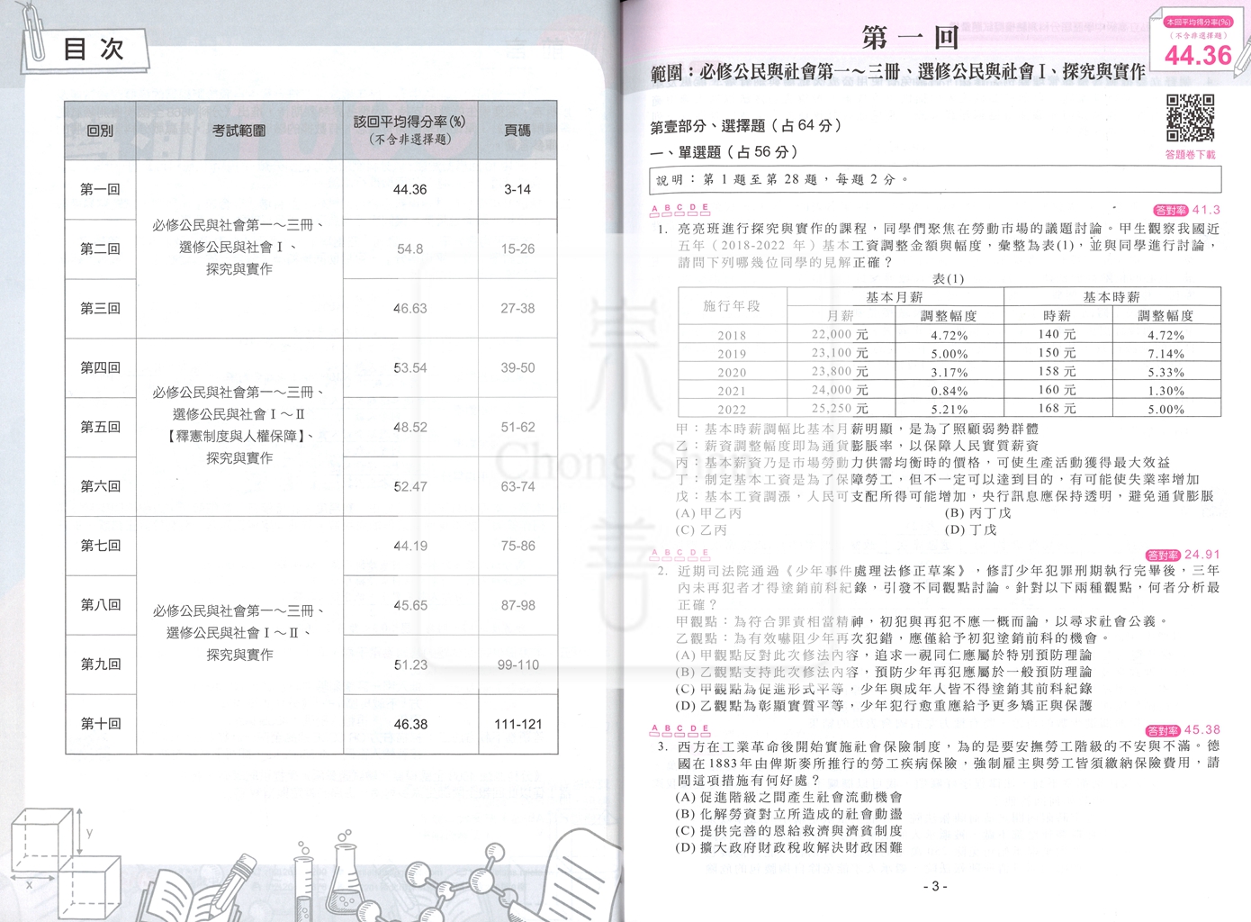 【115年高中分科】南一高中 分科4568 全國模擬試題彙編-公民與社會