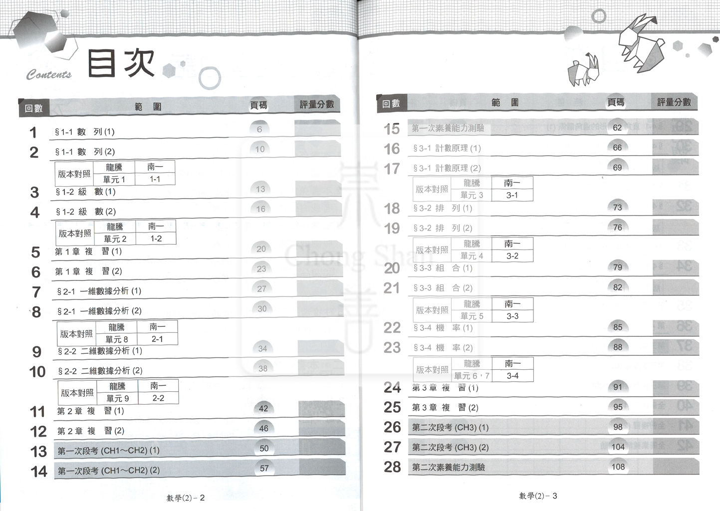 【高中114下】翰林試題挖挖哇評量 數學(2)-高一下